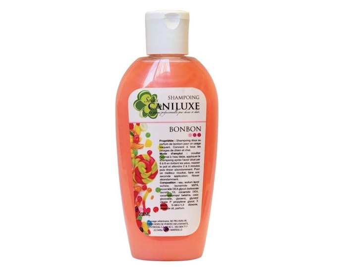 Shampoing doux CANILUXE Bonbon 200ml - Chien et chat