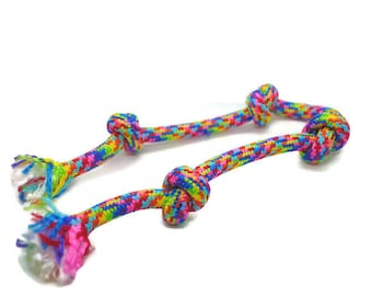 Dog Toy Knot Rope 50cm Random Color | Woof Leash