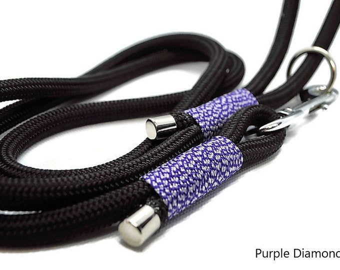 Woof leash | Leash Collection Diamond 10mm