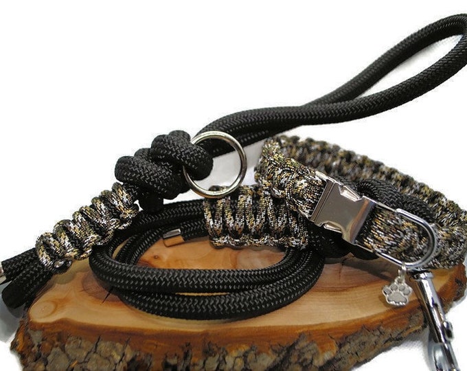Wouf leash| Savannah leash in paracord 10mm