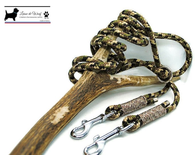 Woof Leash | Camouflage 3 point leash 8mm