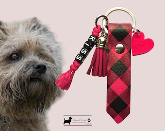 Scottish Personalized Biothane Keychain | Wouf leash