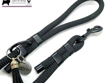 Woof leash | LDW leash black | 10mm