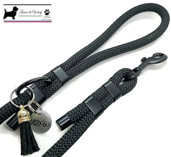 Wouf | Black LDW leash| 10mm