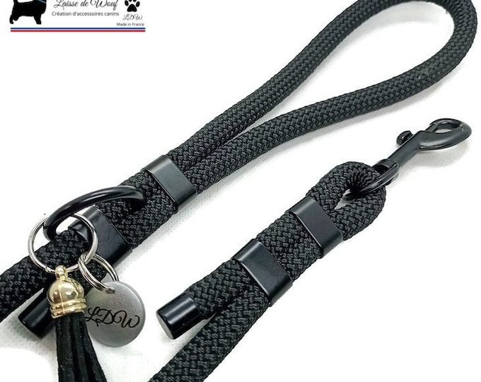 Woof leash | Leash LDW black| 10mm