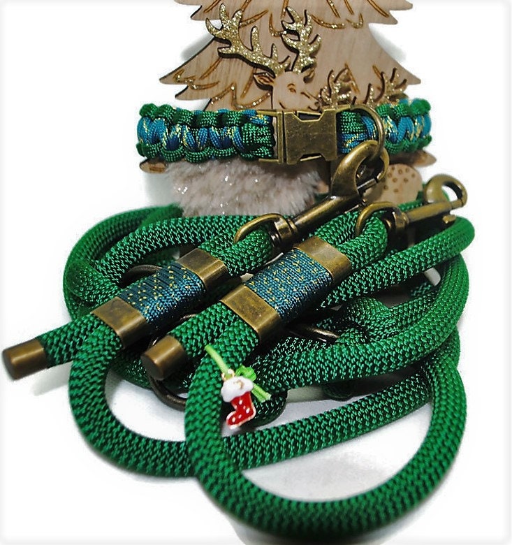 Collier Chien La Magie de Noël - Largeur 2cm | Laisse Wouf