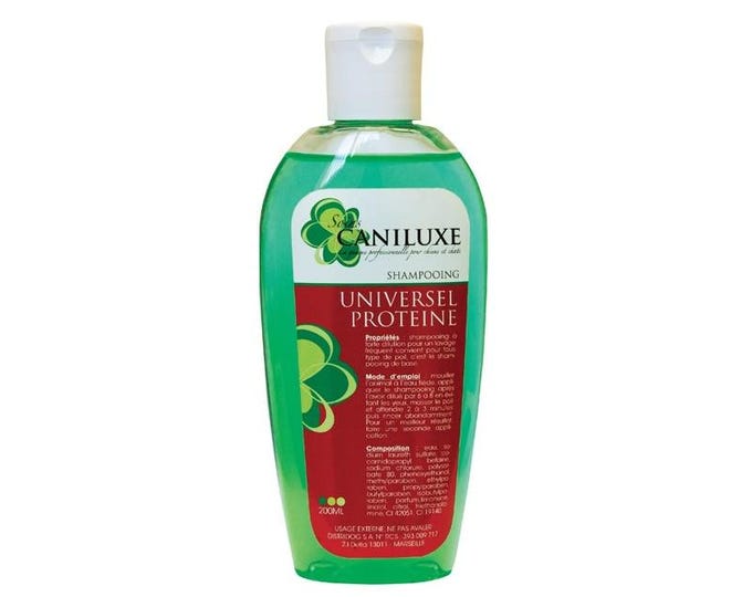 Shampoing doux CANILUXE Universel Protéine 200ml - Chien et chat