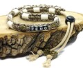 Adjustable anti-tick dog collar width 1cm in EM ceramic for natural protection | Camouflage | Laissedewouf product logo