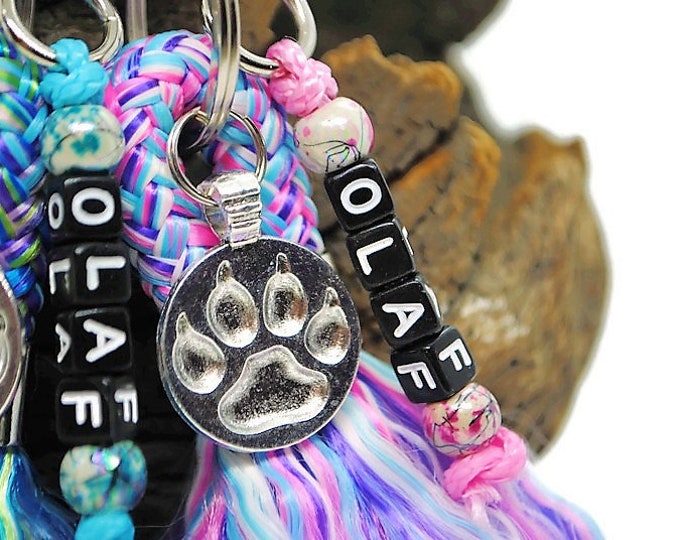 Mermaid Pink or Mermaid Blue Keychain