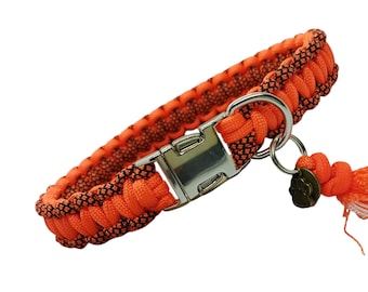 Two-tone paracord dog collar - width 2cm | Woof leash