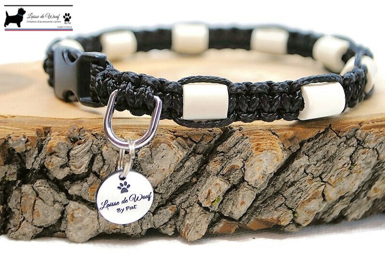 Collier anti-tiques pour chien en céramique EM 10 couleurs - Etsy France