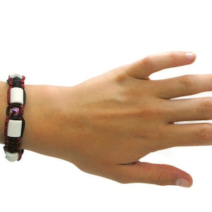 Bracelet anti-tiques en céramique EM protection naturelle pour Humain Laissedewouf image 2