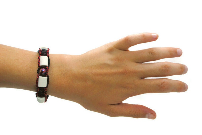 Anti-tick ceramic bracelet EM natural protection for Humans Leavewouf image 2