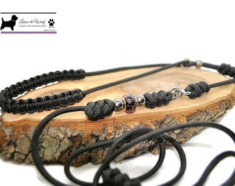 Black Dog Show Leash | Woof Leash