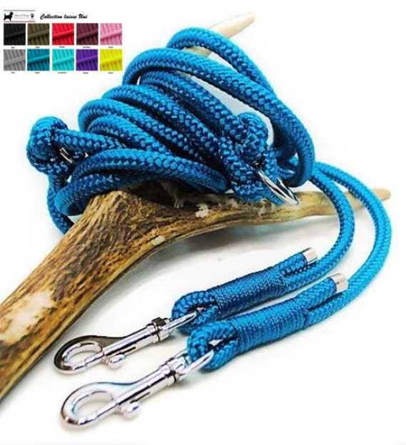 Laisse de Wouf | Laisse 3 Points Uni Corde 8mm