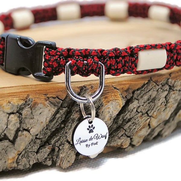 EM natural protection ceramic anti-tick collar for dogs | Laissedewouf Diamond collection