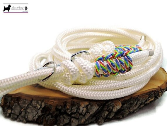 Laisse de Wouf - Longe Tye & Dye 8mm Plusieurs Longueurs