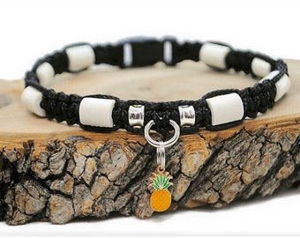 EM ceramic anti-tick collar natural protection for dogs | Laissedewouf Pineapple