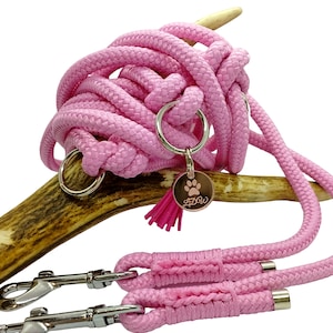 Woof leash | 3-point leash plain rope 8mm