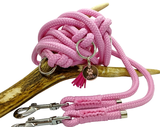 Woof leash | 3 point leash plain rope 8mm