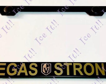 2X Las Vegas RAIDERS NFL Stainless Steel License Plate Frame Rust Free W//Caps