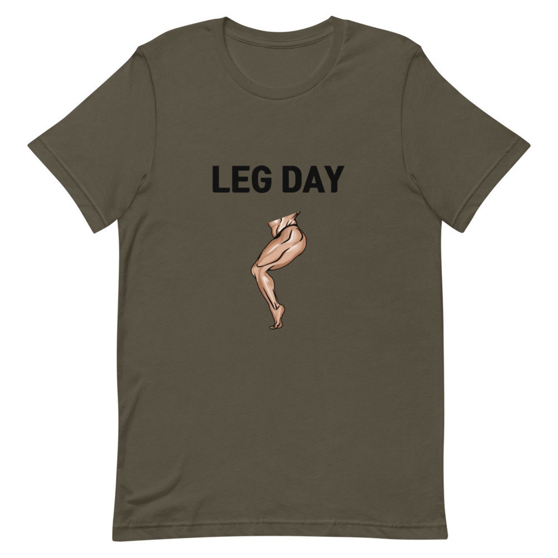 LEG DAY T Shirt Fitness T Shirt T-shirt voor gym Muscle T | Etsy