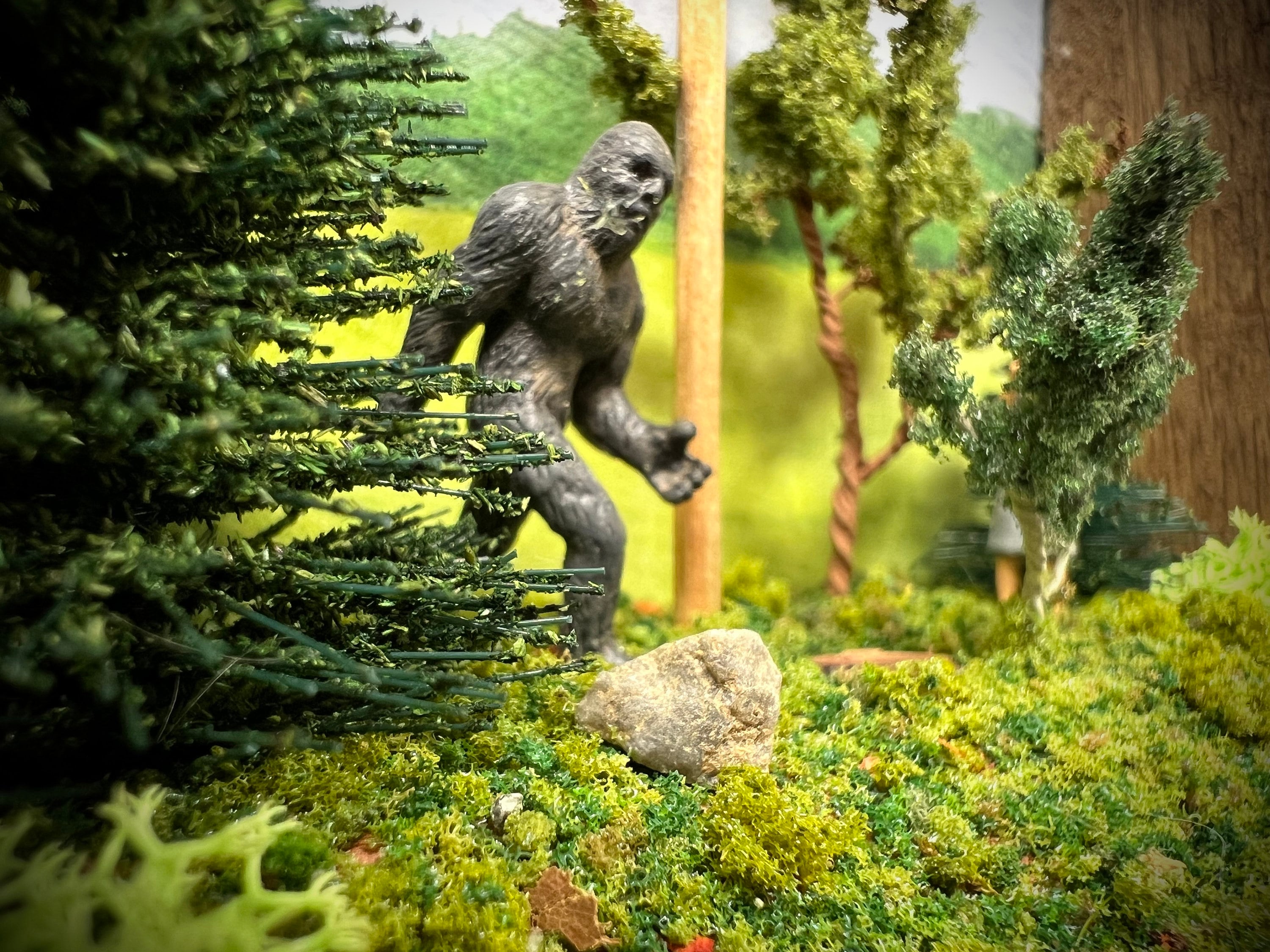Sasquatch Diorama: Bold Bigfoot Scene - Etsy