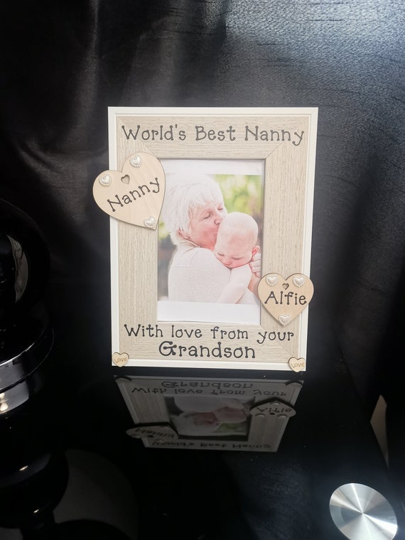 Personalised Nan Photo Frame / Picture Frame. Nanny Gran Etsy