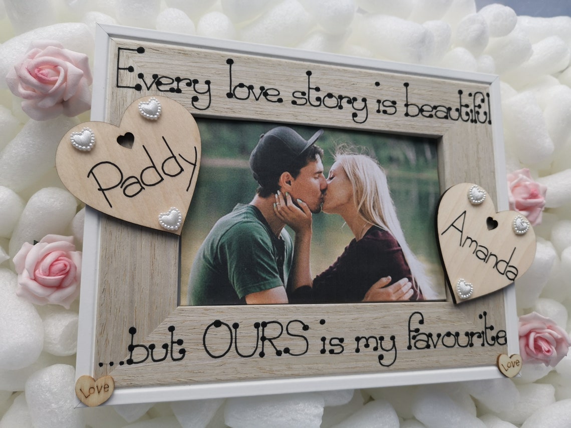 Personalised Photo Frame Picture Frame. Every love story is Etsy
