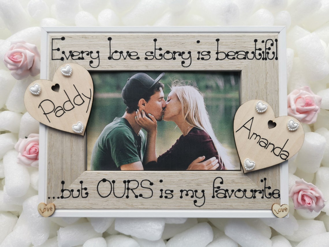 Personalised Photo Frame Picture Frame. Every love story is Etsy