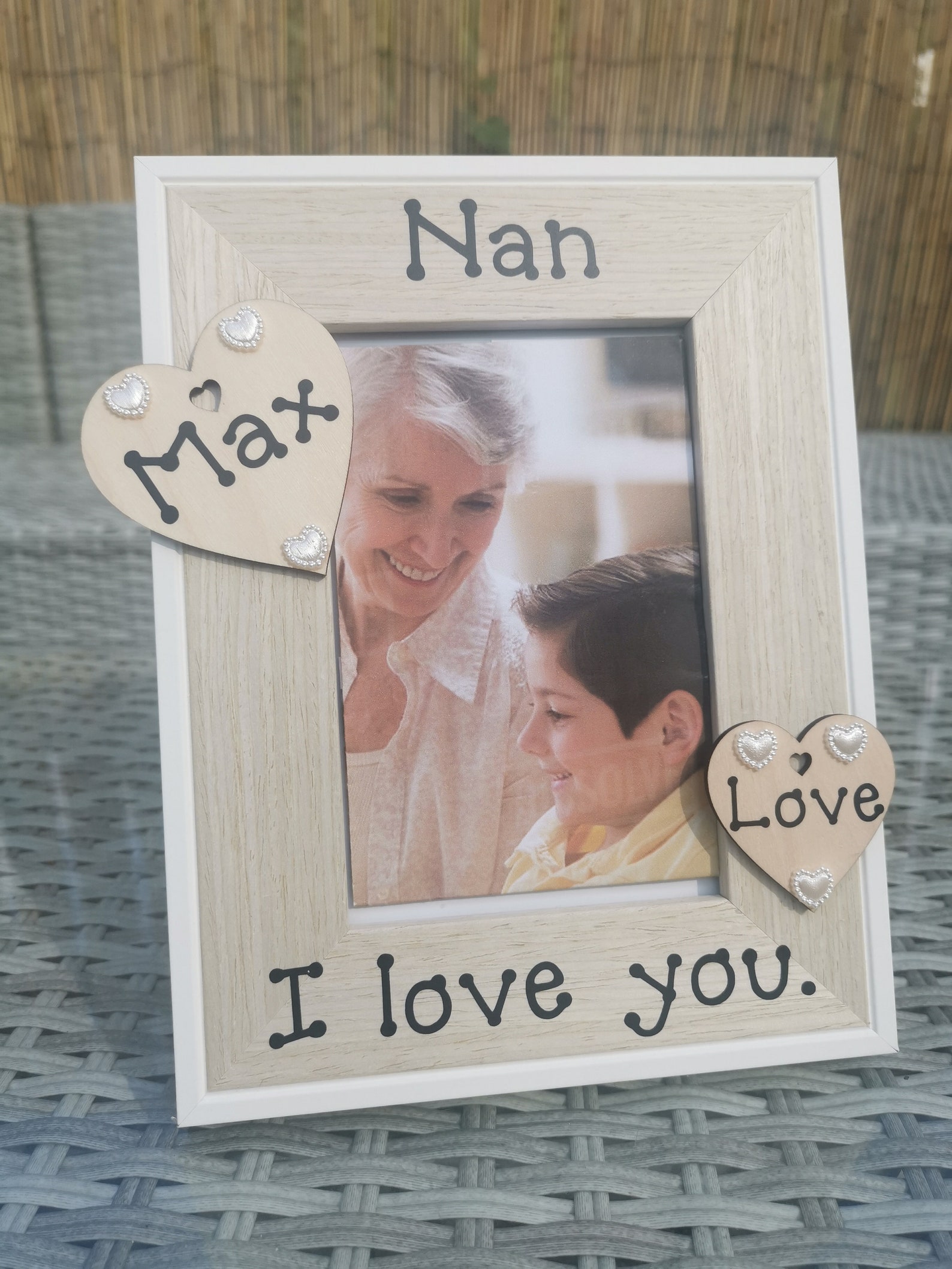 Personalised Nan Photo Frame / Picture Frame. Grandad Etsy