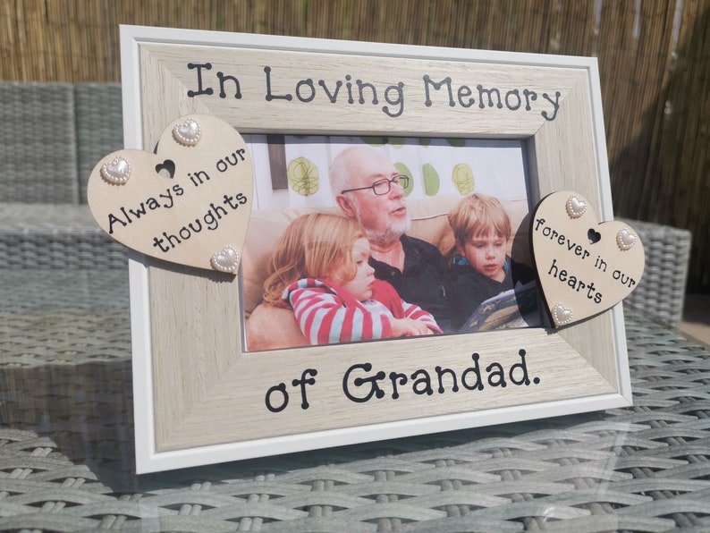 Personalised in Loving Memory Photo Frame Picture Frame. Etsy