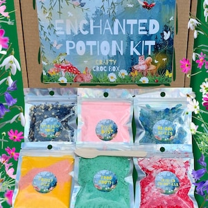 Enchanted Potion Kit: Kids Sensory Play, Mud Kitchen Craft