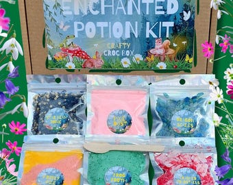 Enchanted Potion Kit: Kids Sensory Play, Mud Kitchen Craft