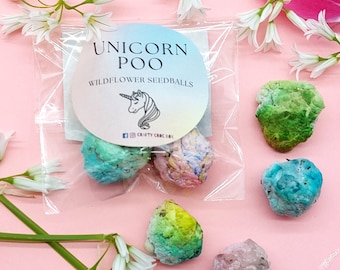 Unicorn Wildflower Seed Bombs: Eco-Friendly Party Favors