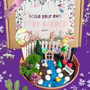 DIY Fairy Garden Kit: Kids Craft, Birthday Gift for Girls