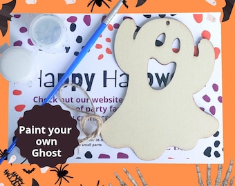 Paint Your Own Ghost Craft Kit: Halloween Party Favor