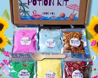 Summer Potion Kit: Kids Sensory Play, Mud Kitchen Craft