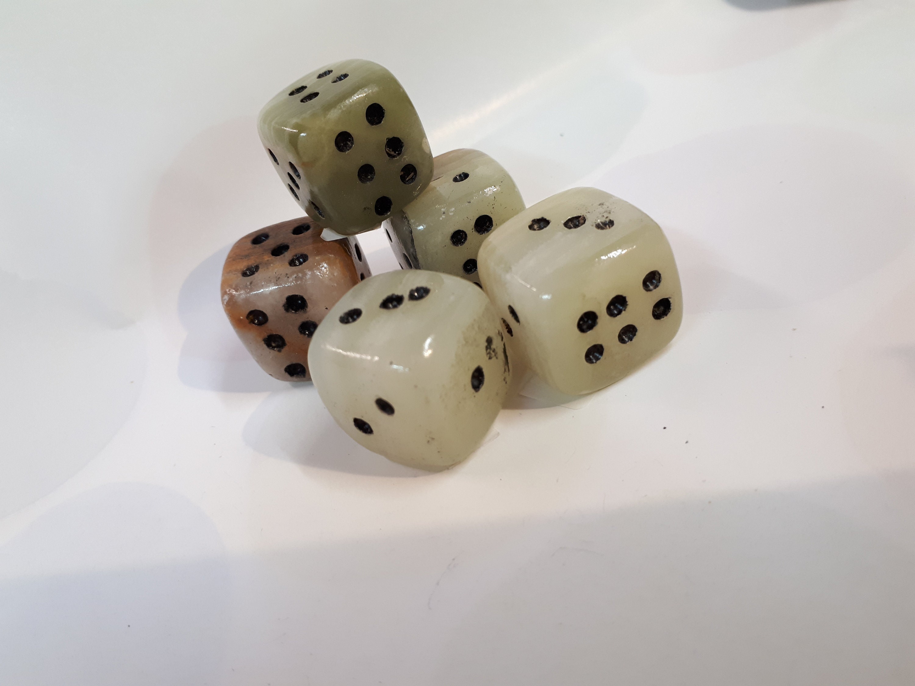 Onyx Dice. Carved Onyx. Stone Dice. Gambling Gift. Lucky Dice. Etsy
