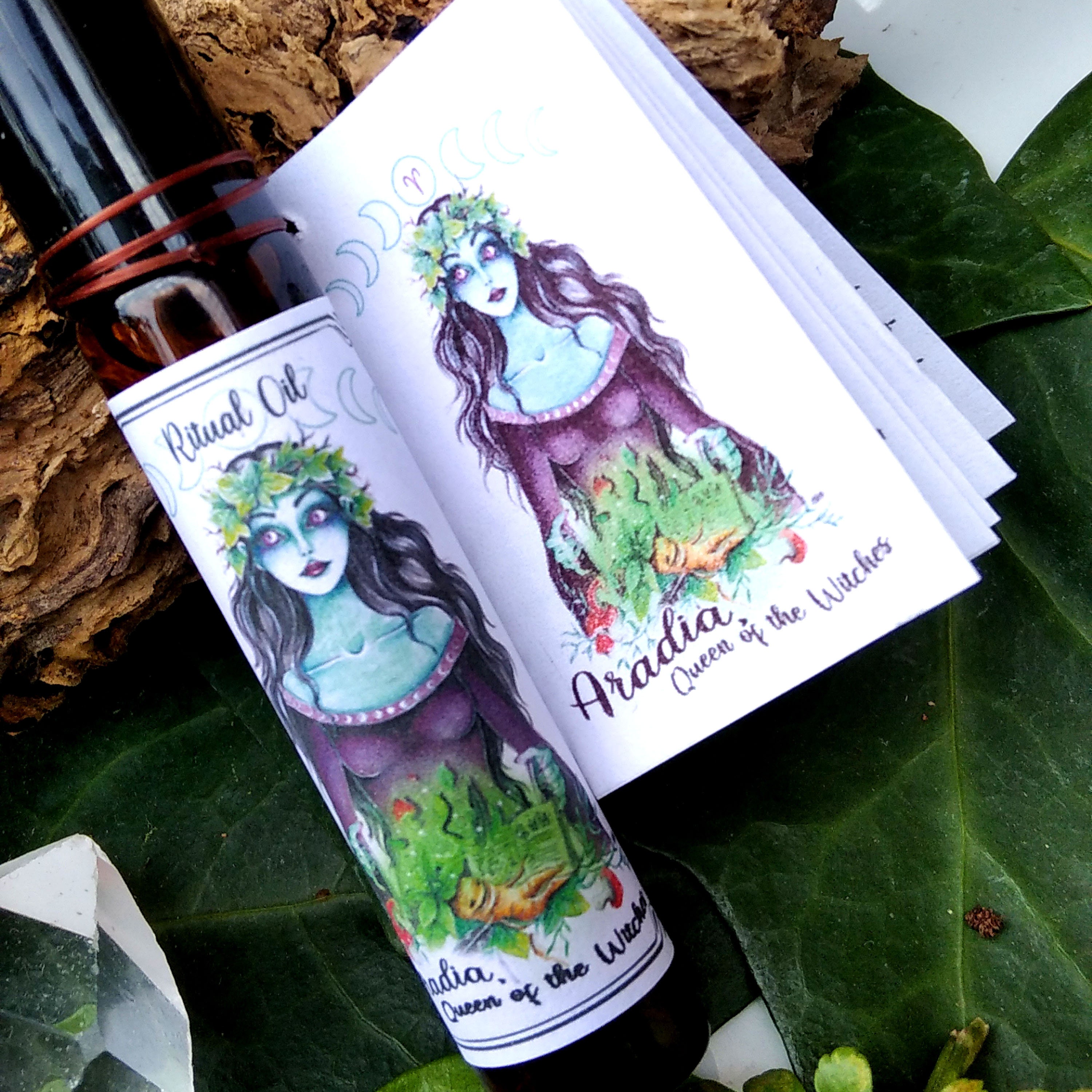 Aceite Ritual Aradia, Reina de las brujas, Aceite consagrado a la bruja ...