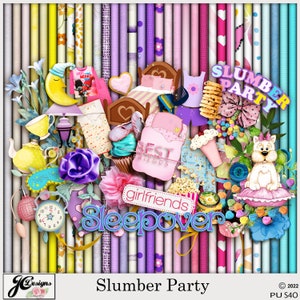 Slumber Party Digital Kit