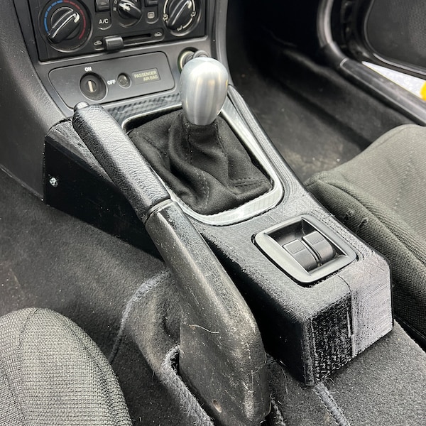 Center Console Cup Holder For Mazda Miata NA (1990-1997) – Dual Drink Holders, Black, Easy Install