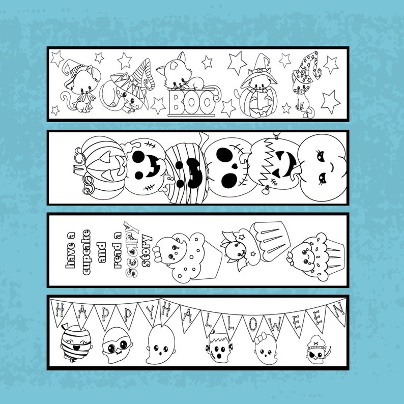halloween-coloring-bookmarks-printable-bookmarks-to-color-etsy-sweden