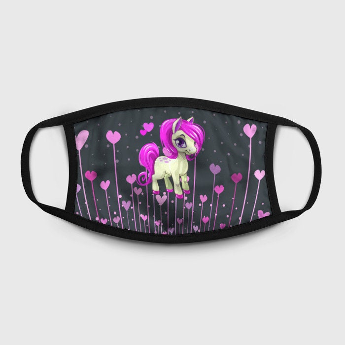 My Little Pony Face Mask MLP Mask Reusable Washable 100 Etsy