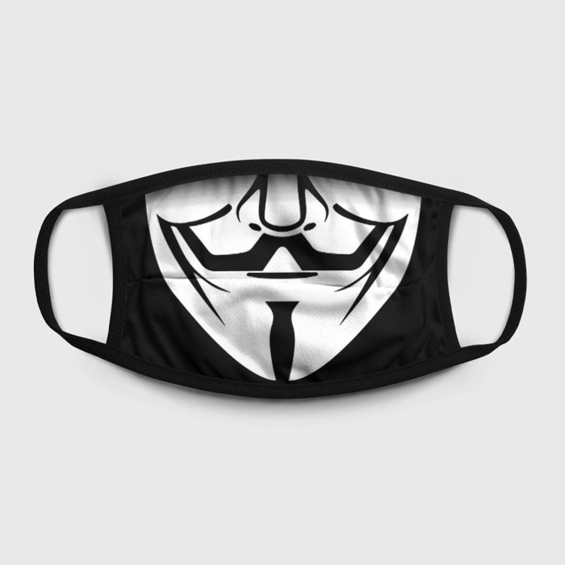 Guy Fawkes Face Mask V for Vendetta Mask Reusable Washable Etsy