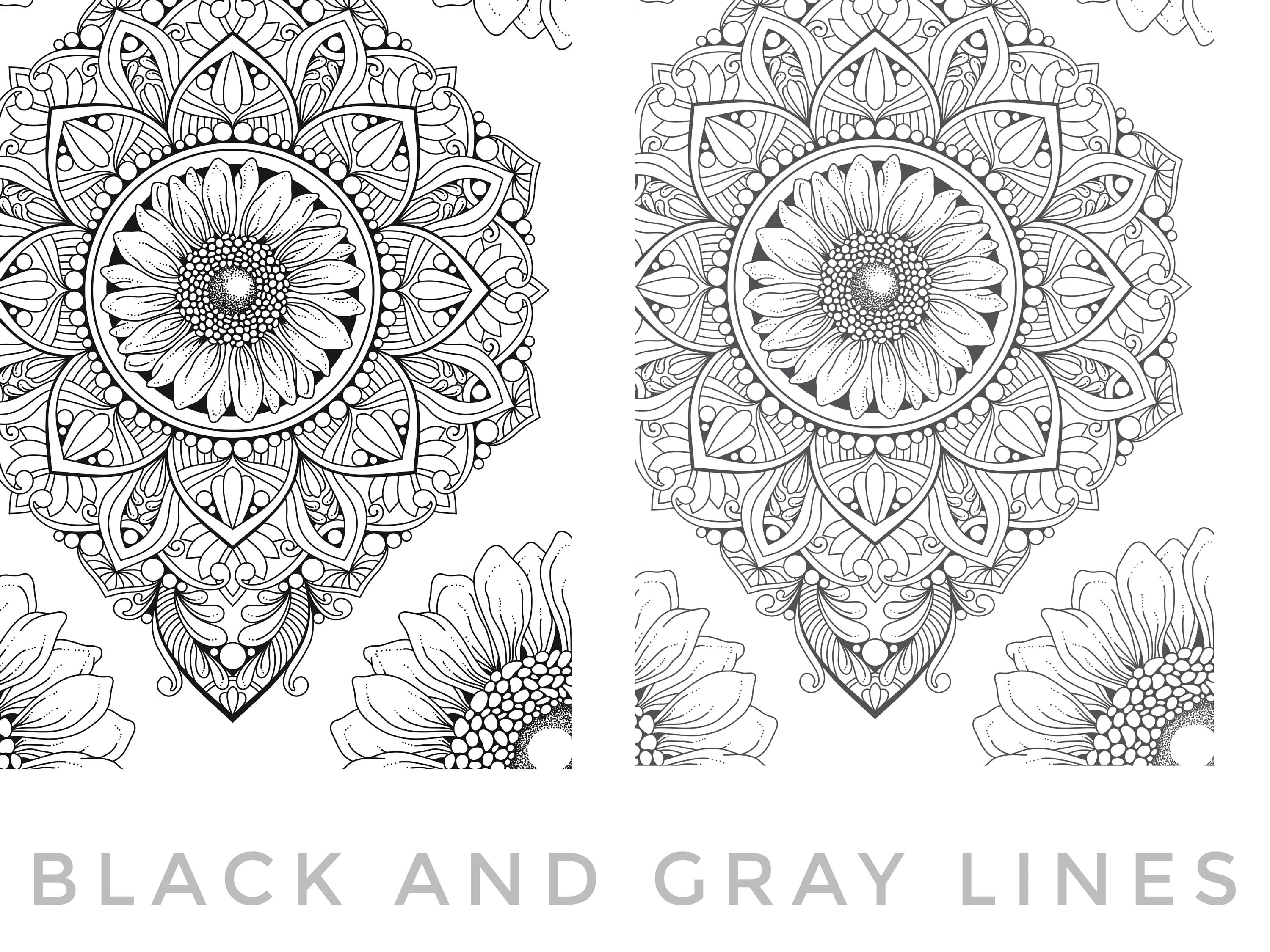 Coloring Page 9. Printable Digital Adult Coloring Page. - Etsy