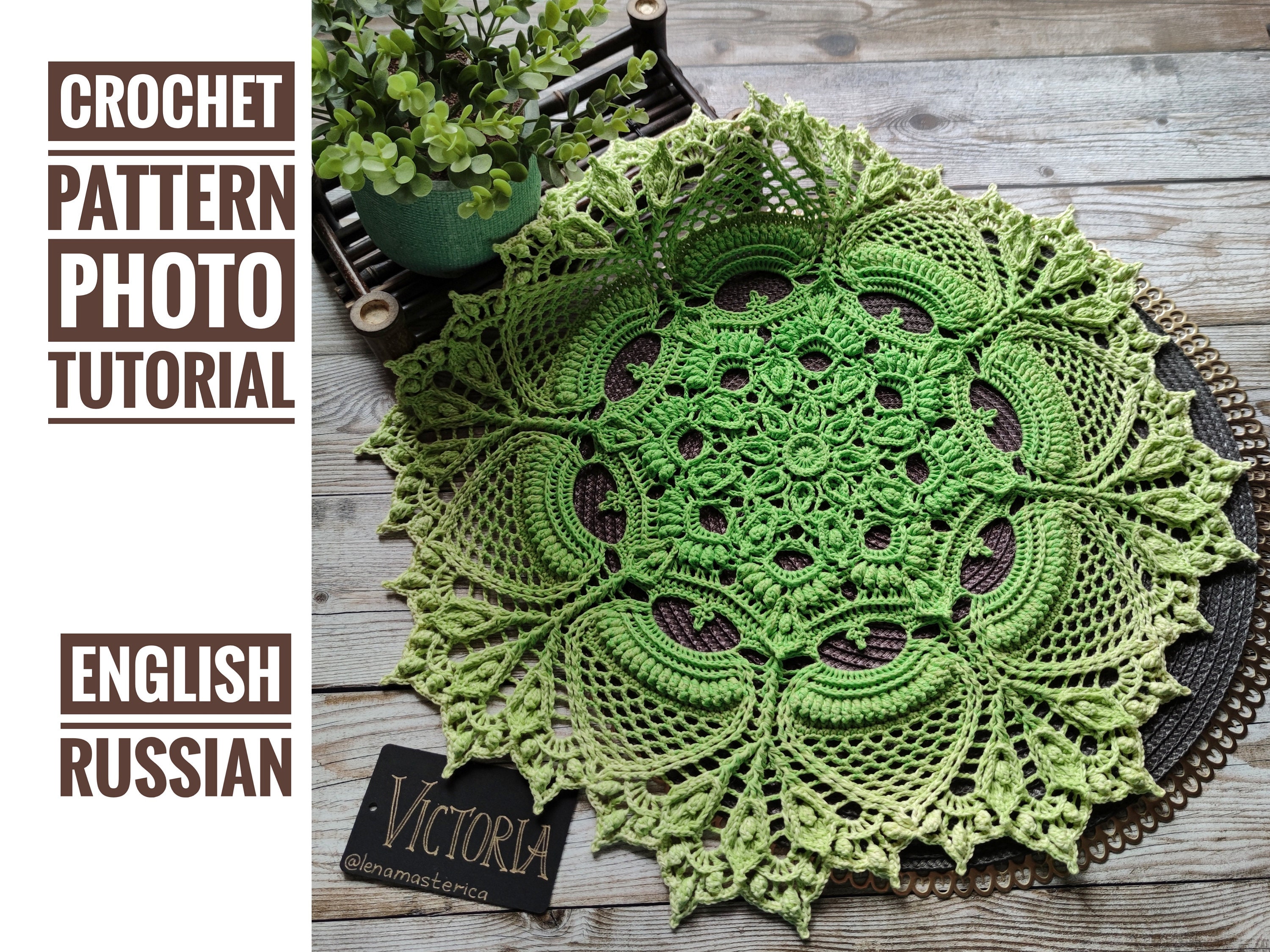 Jogo de Cozinha em Crochê Oval Floral: Receita, Gráfico e Tutorial