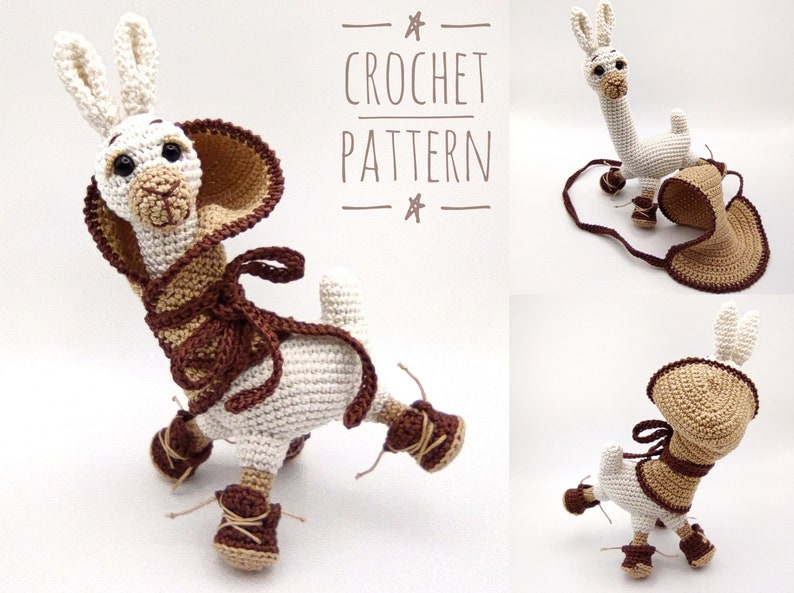 Alpaca Amari crochet pattern. Amigurumi Alpaca pattern. PDF crochet pattern. Amigurumi tutorial PDF file. PDF digital download image 1