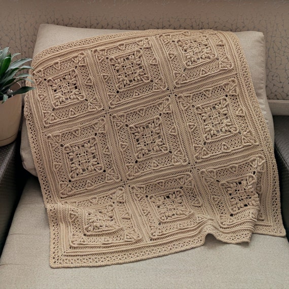 Crochet Granny Square E-book Instant Download Crochet PDF Pattern Best of  Blocks Floral Granny Square Pattern 