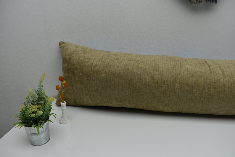 gorgeous blue color 15 x 55 inch lumbar pillow cover decorative bedding pillow cover chenille fabric pillow cover long size pillow covers